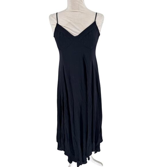 Free People Dress Gauzy Maxi Flowy Black XS - Picture 1 of 5